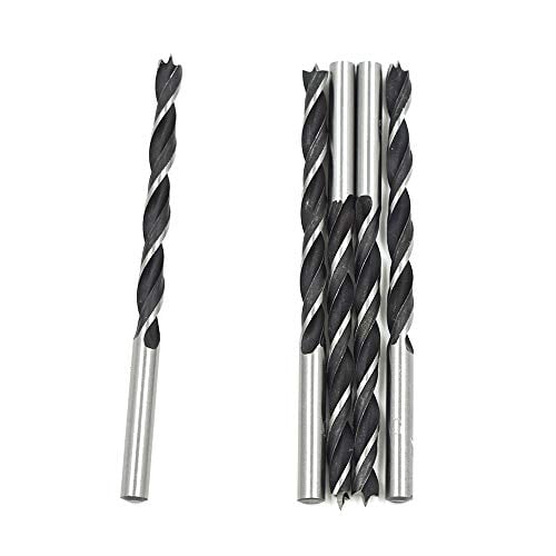 HONJIE 6mm Wood Drill Bit Three Point Woodworking Drill 5pcs HONJIE 6mm Wood Drill Bit Three Point Woodworking Drill 5pcs